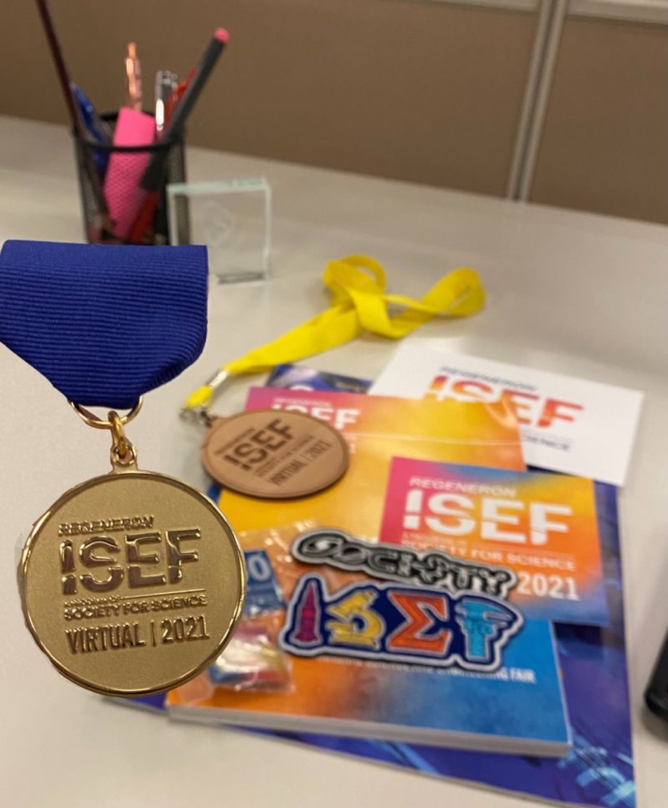 The ISEF 2021 medal